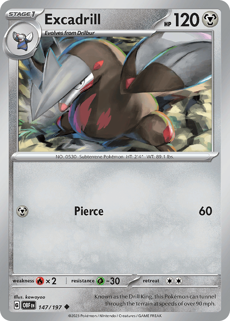 Excadrill: Obsidian Flames