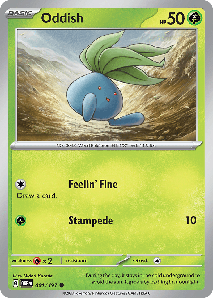 Oddish: Obsidian Flames
