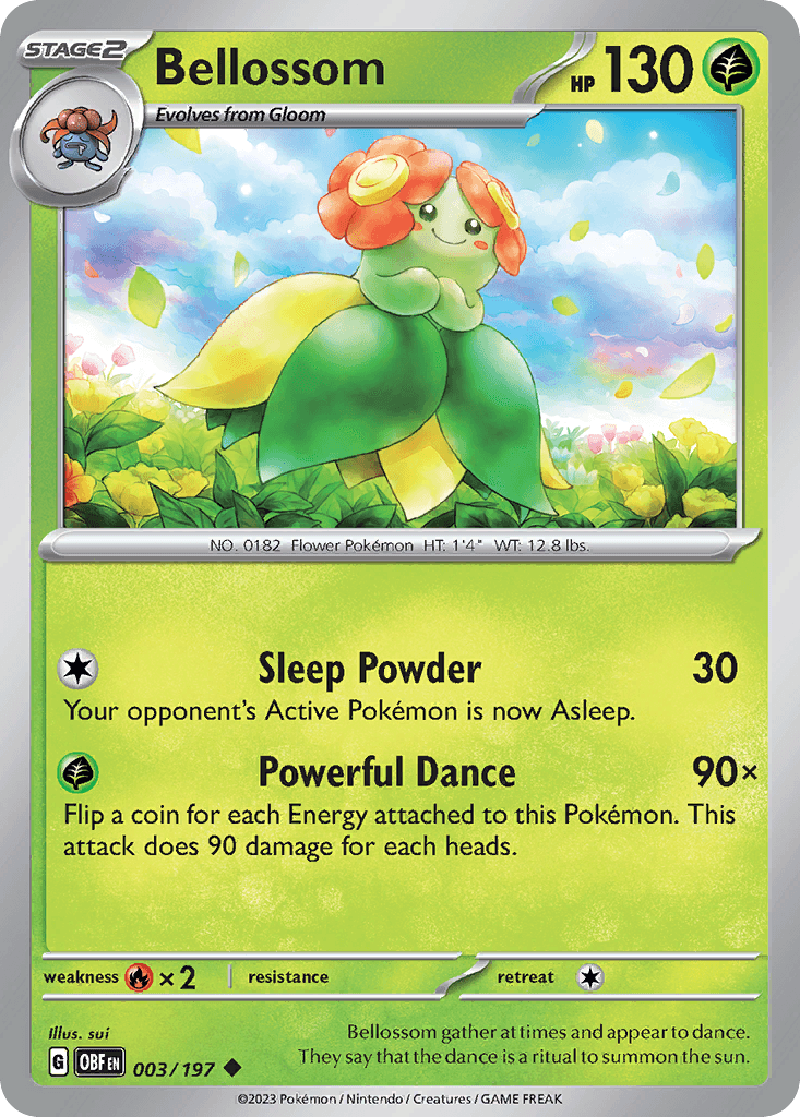 Bellossom: Obsidian Flames