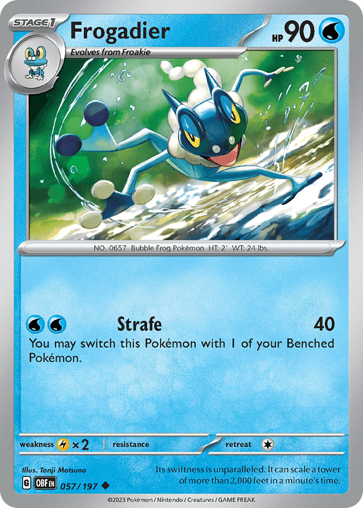 Frogadier: Obsidian Flames