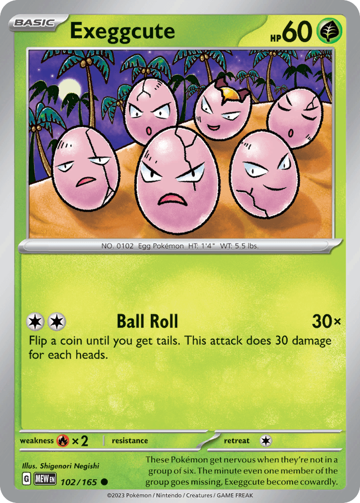 Exeggcute: 151