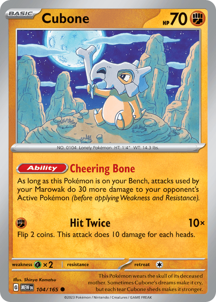 Cubone: 151