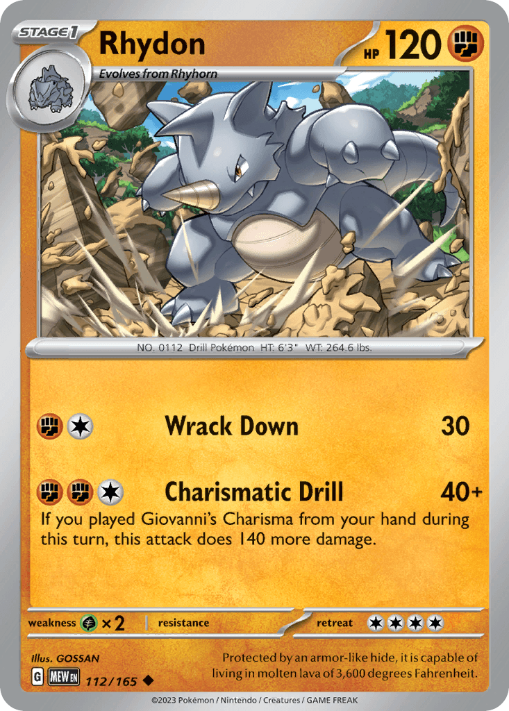 Rhydon: 151