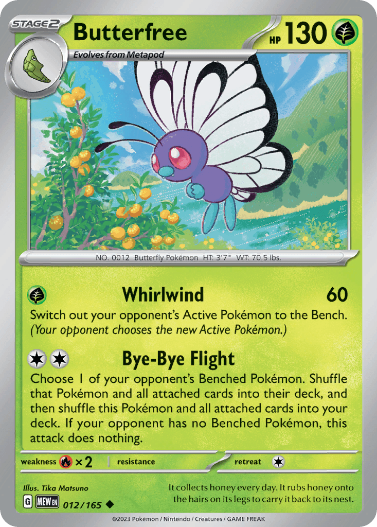 Butterfree: 151