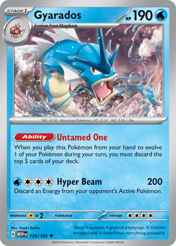 Gyarados: 151