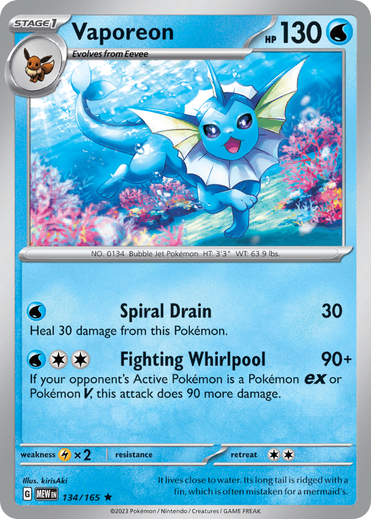 Vaporeon: 151