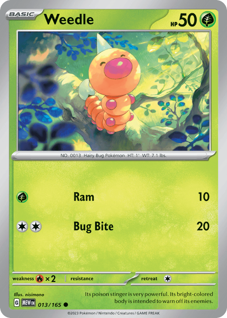 Weedle: 151