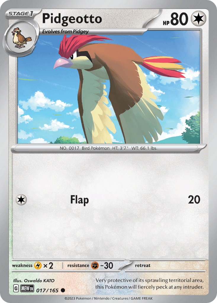 Pidgeotto: 151