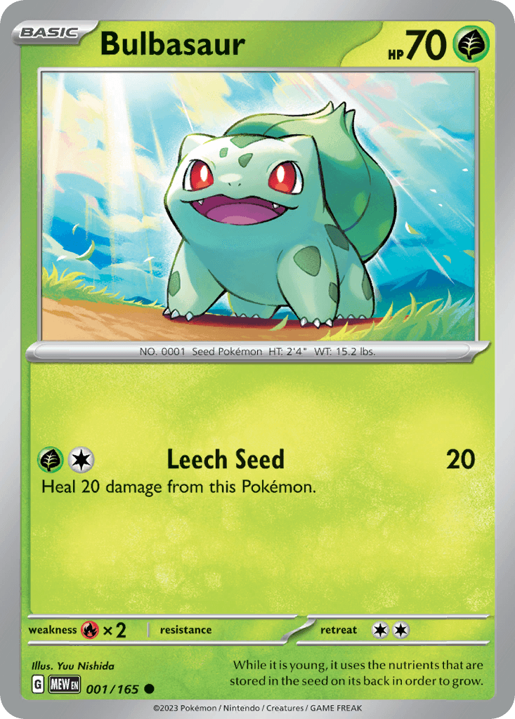 Bulbasaur: 151
