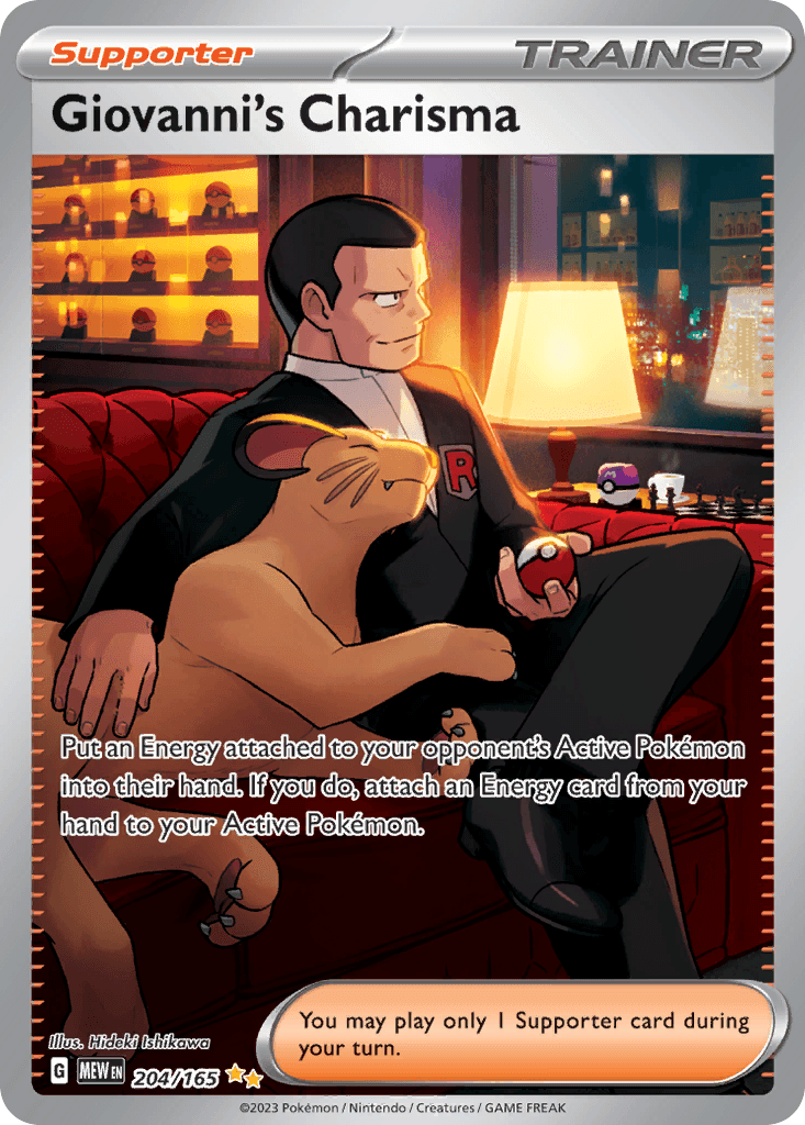 Giovanni's Charisma: 151