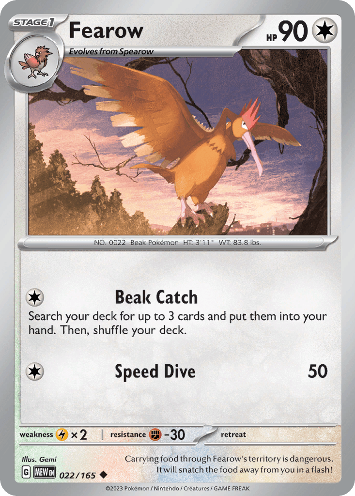 Fearow: 151