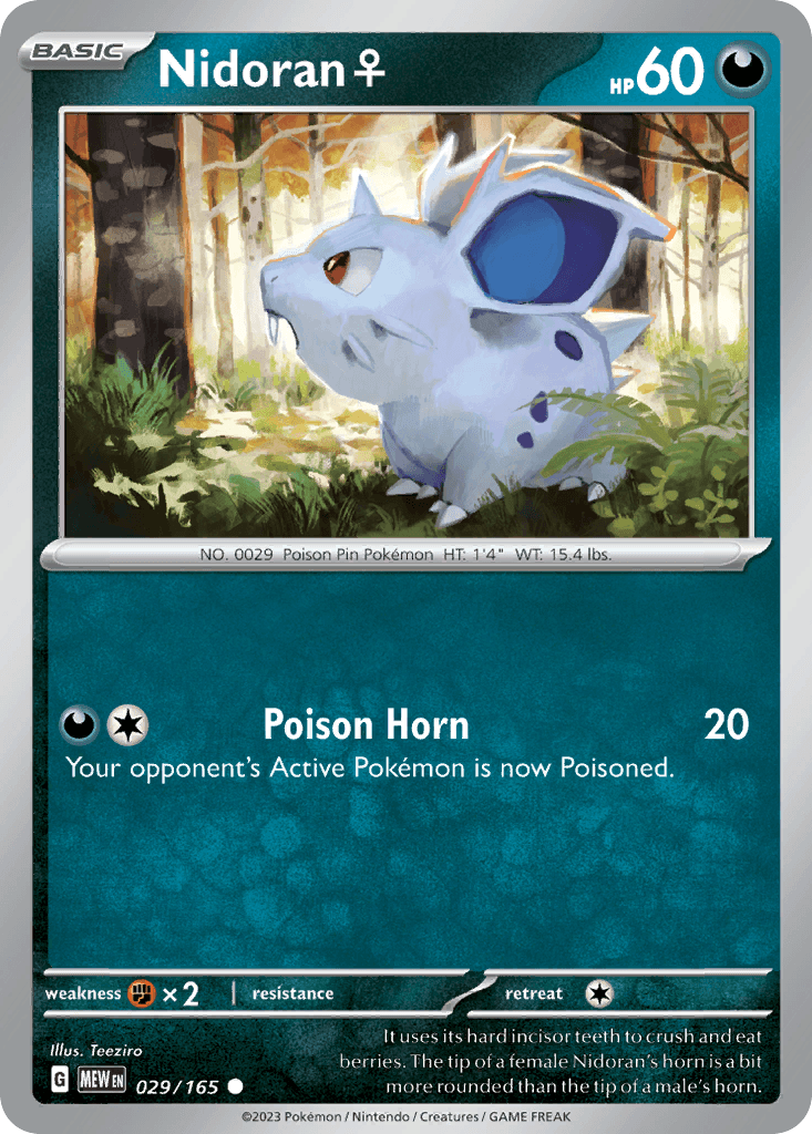 Nidoran ♀: 151