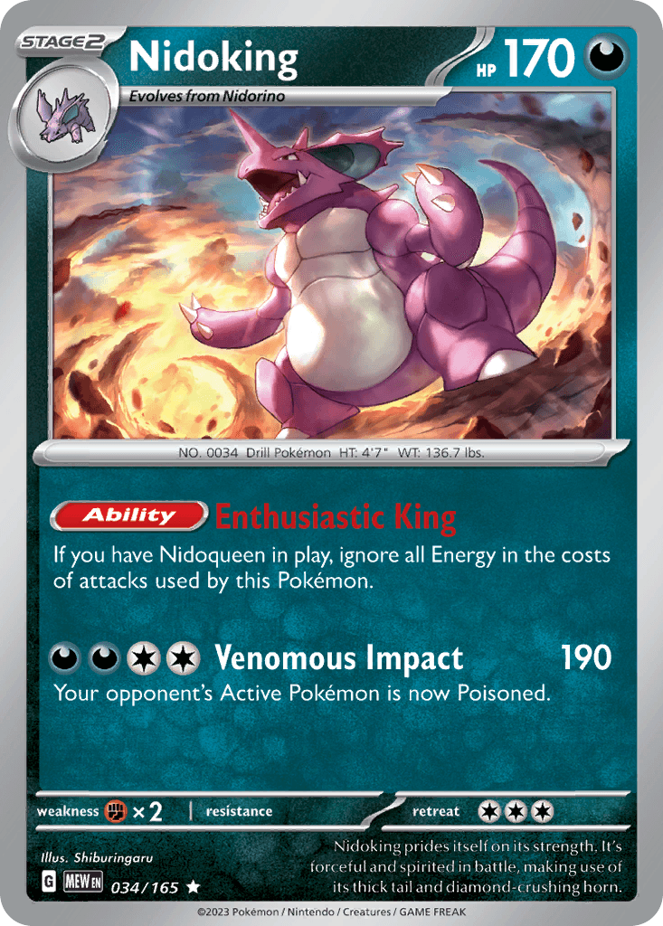 Nidoking: 151