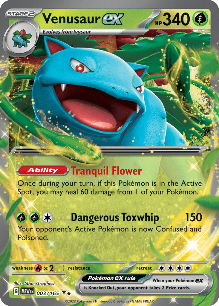 Venusaur ex: 151