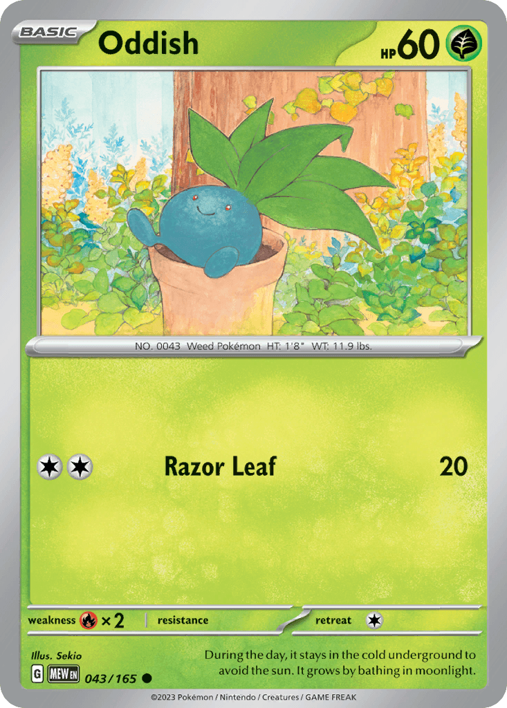 Oddish: 151