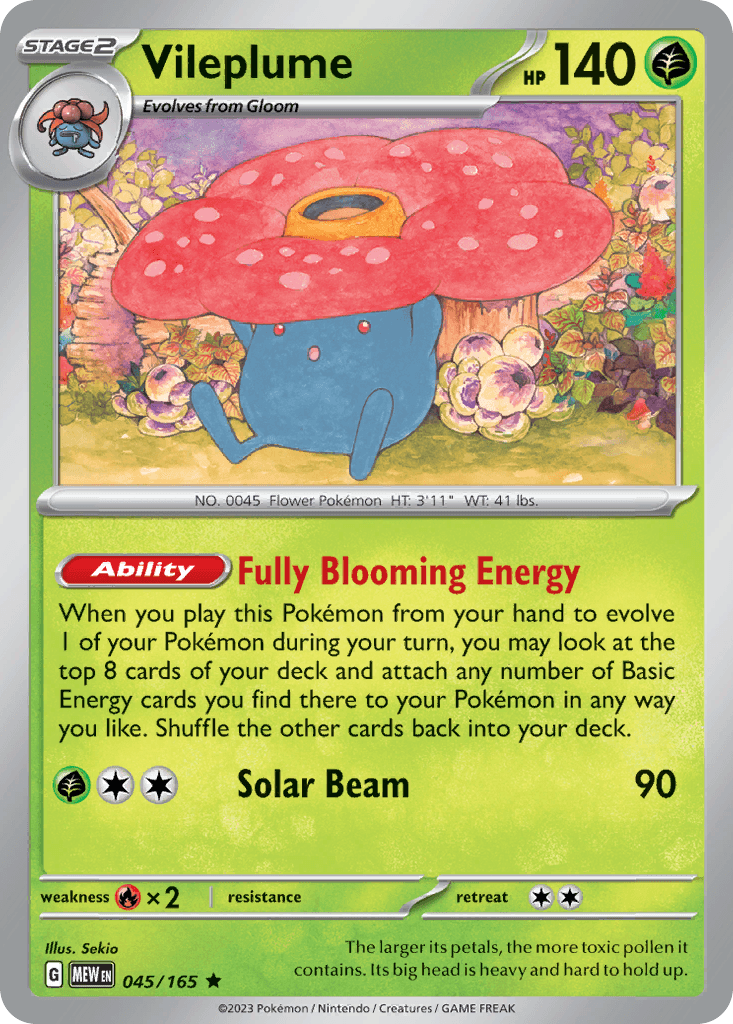 Vileplume: 151