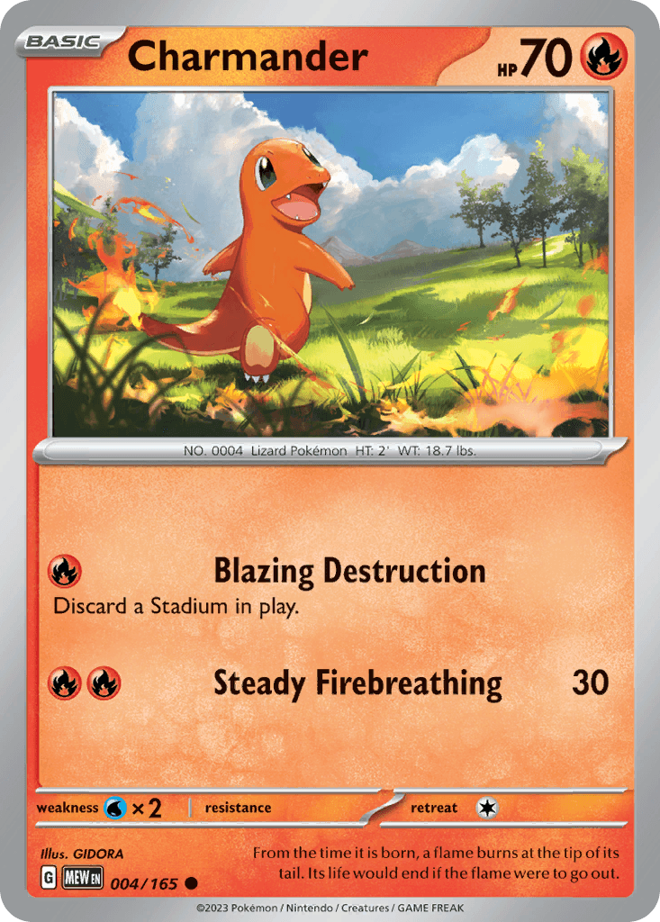 Charmander: 151