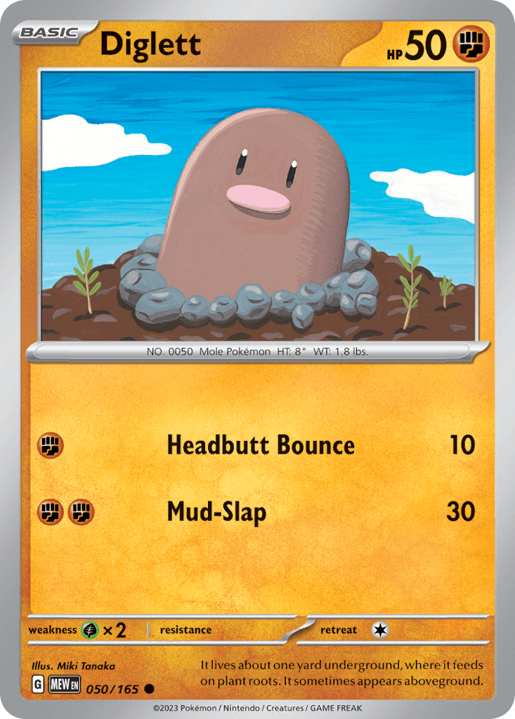 Diglett: 151