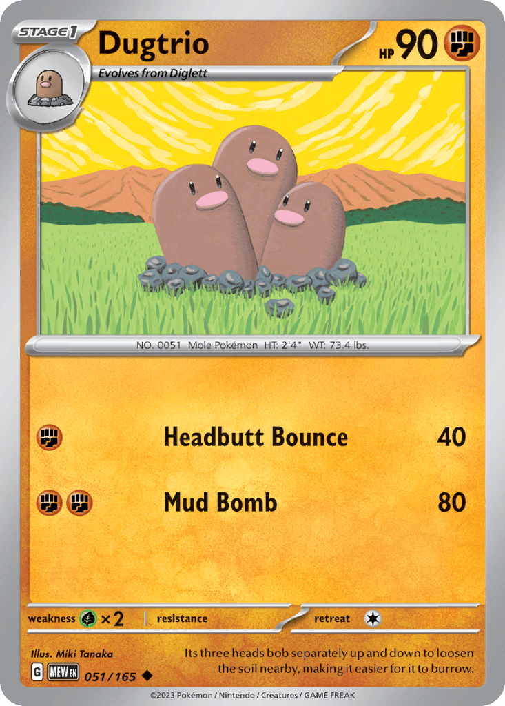 Dugtrio: 151