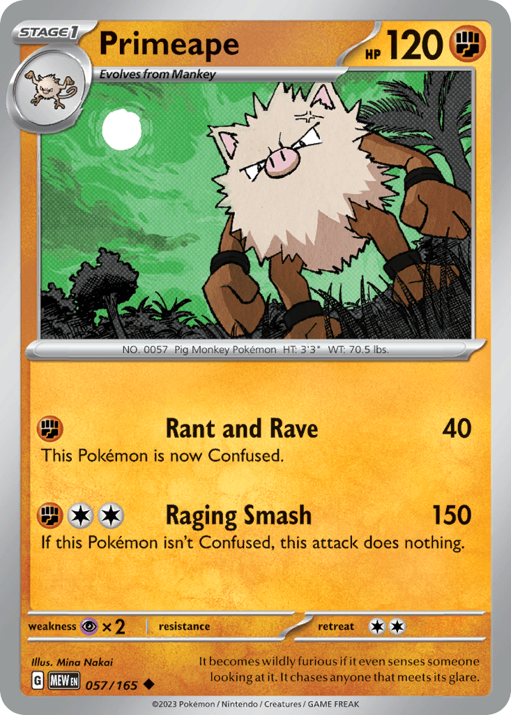 Primeape: 151