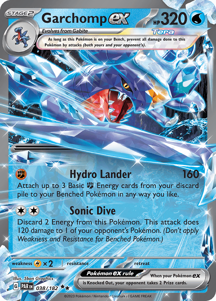 Garchomp ex: Paradox Rift