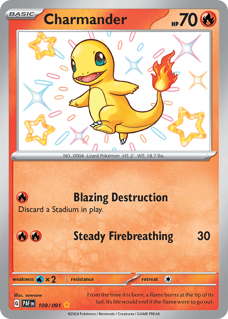 Charmander: Paldean Fates