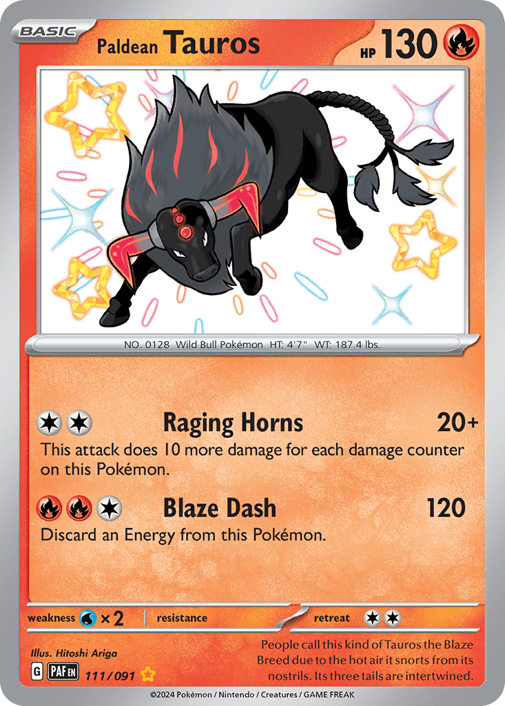 Paldean Tauros: Paldean Fates