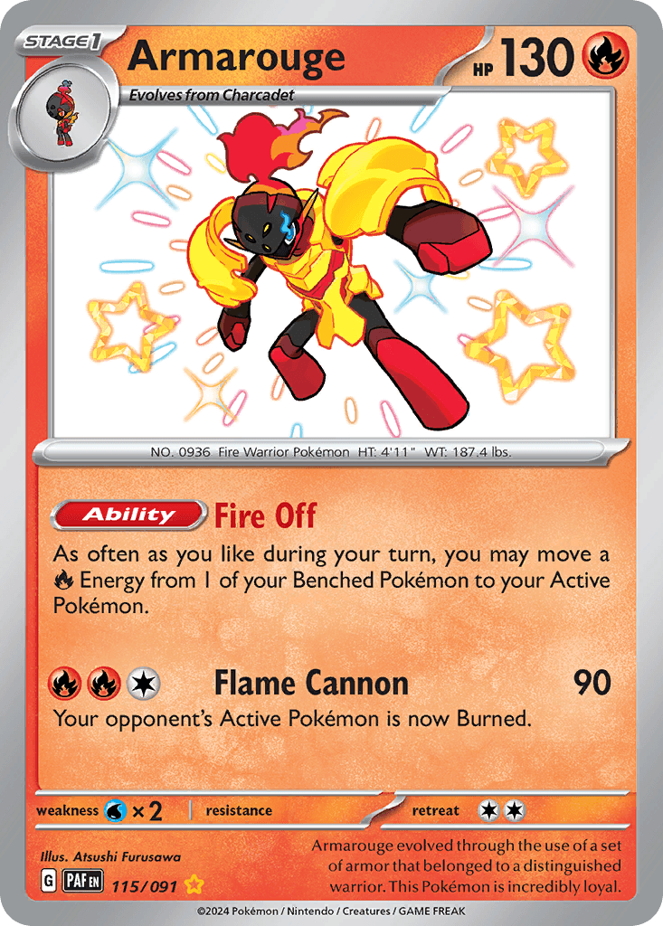 Armarouge: Paldean Fates