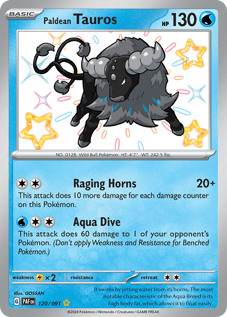 Paldean Tauros: Paldean Fates