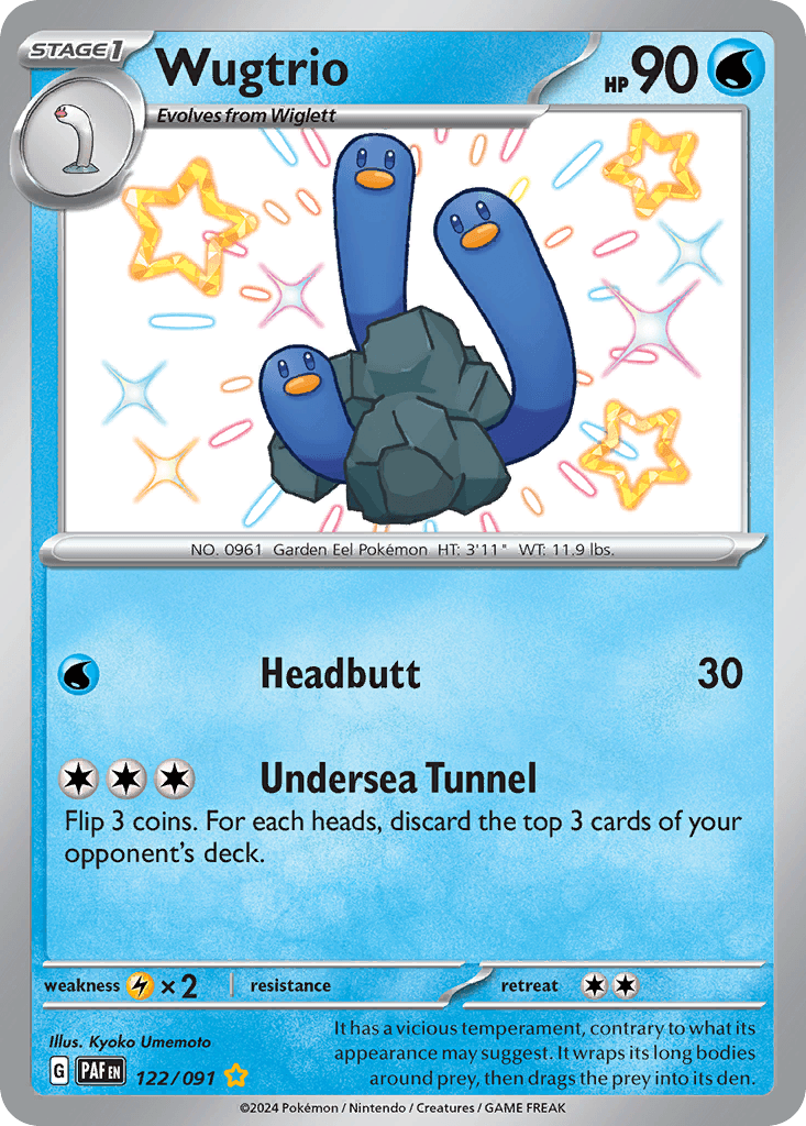 Wugtrio: Paldean Fates