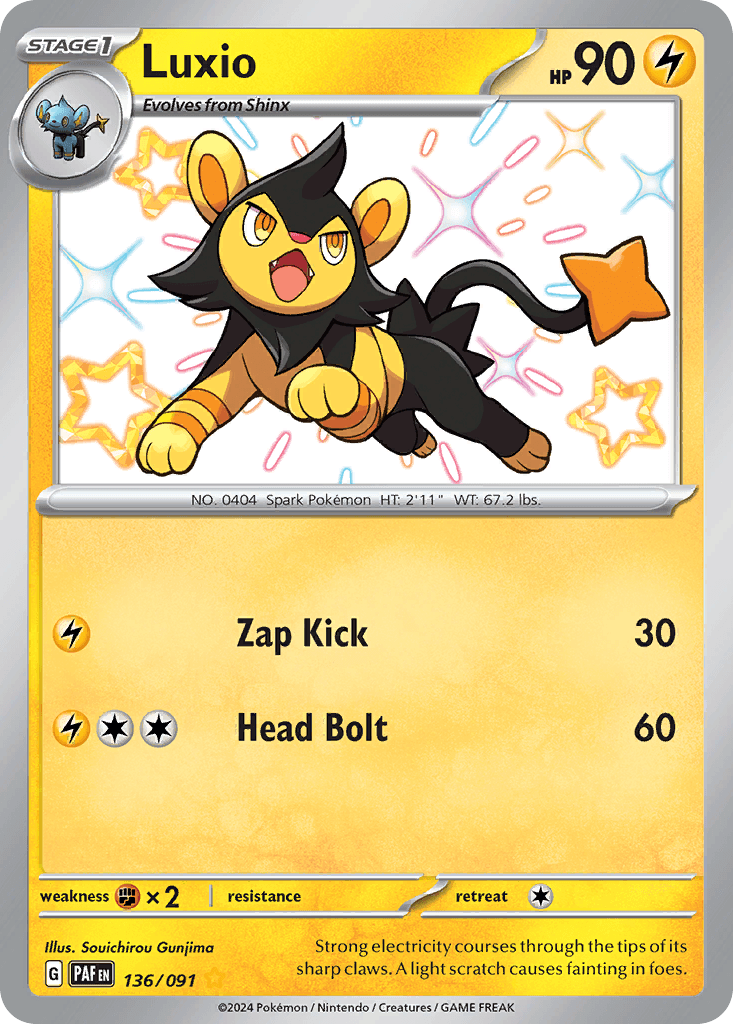 Luxio: Paldean Fates