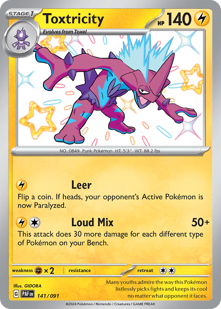 Toxtricity: Paldean Fates