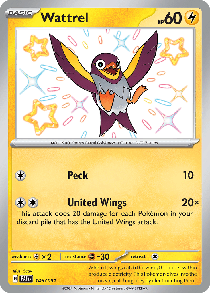 Wattrel: Paldean Fates