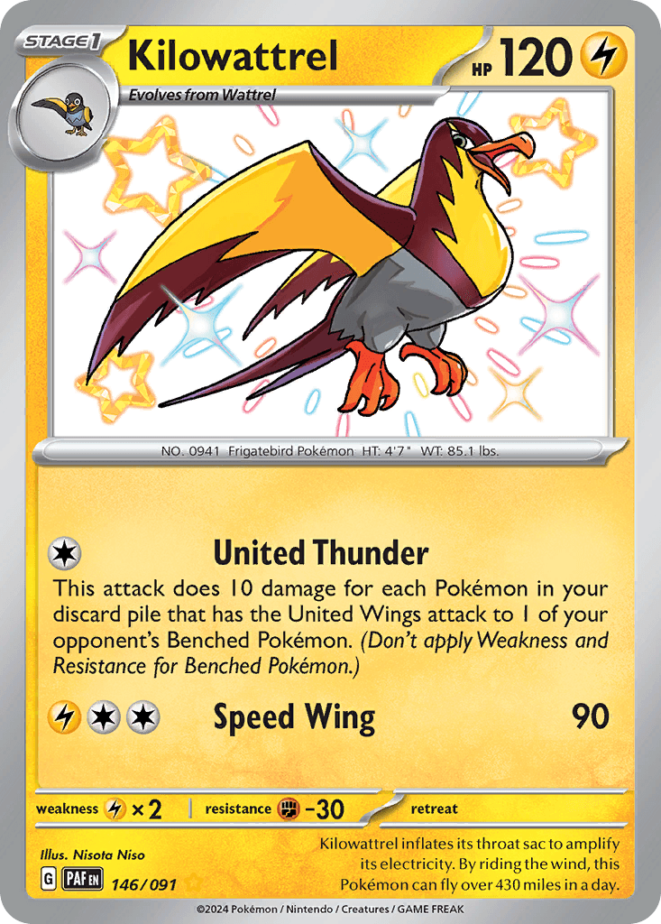 Kilowattrel: Paldean Fates