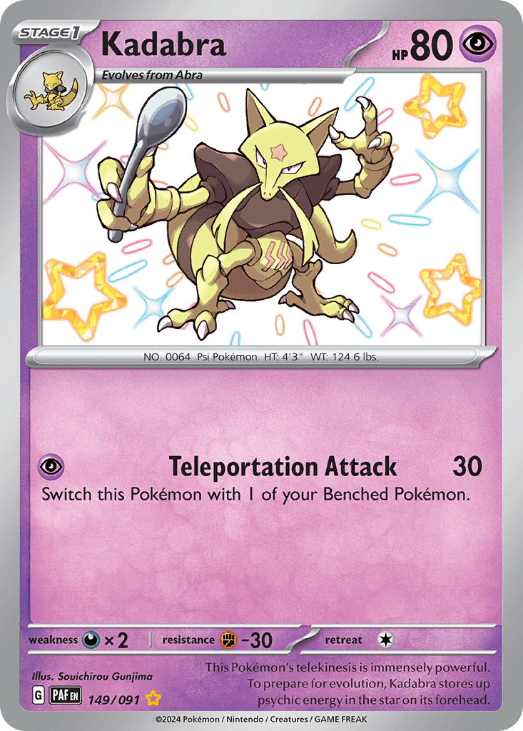 Kadabra: Paldean Fates