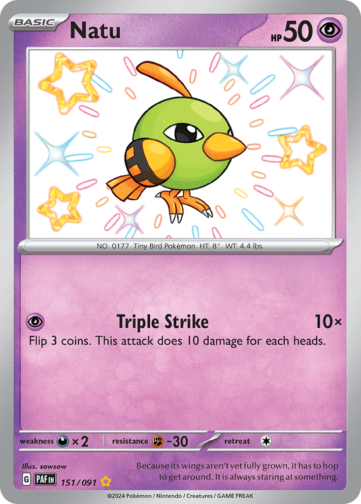 Natu: Paldean Fates