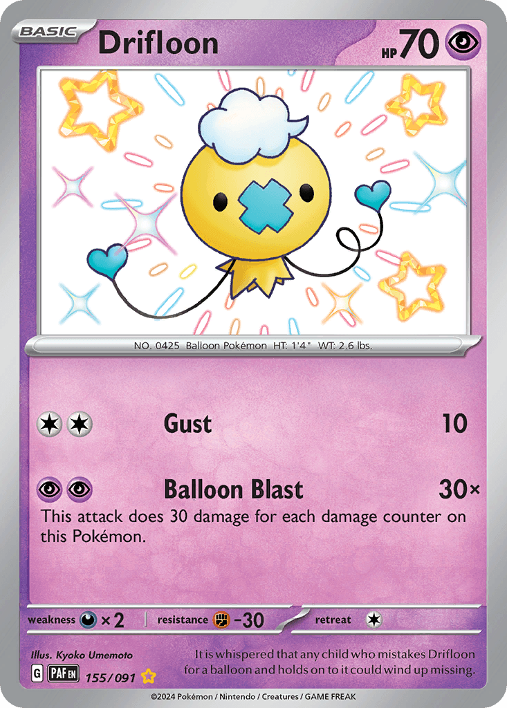 Drifloon: Paldean Fates