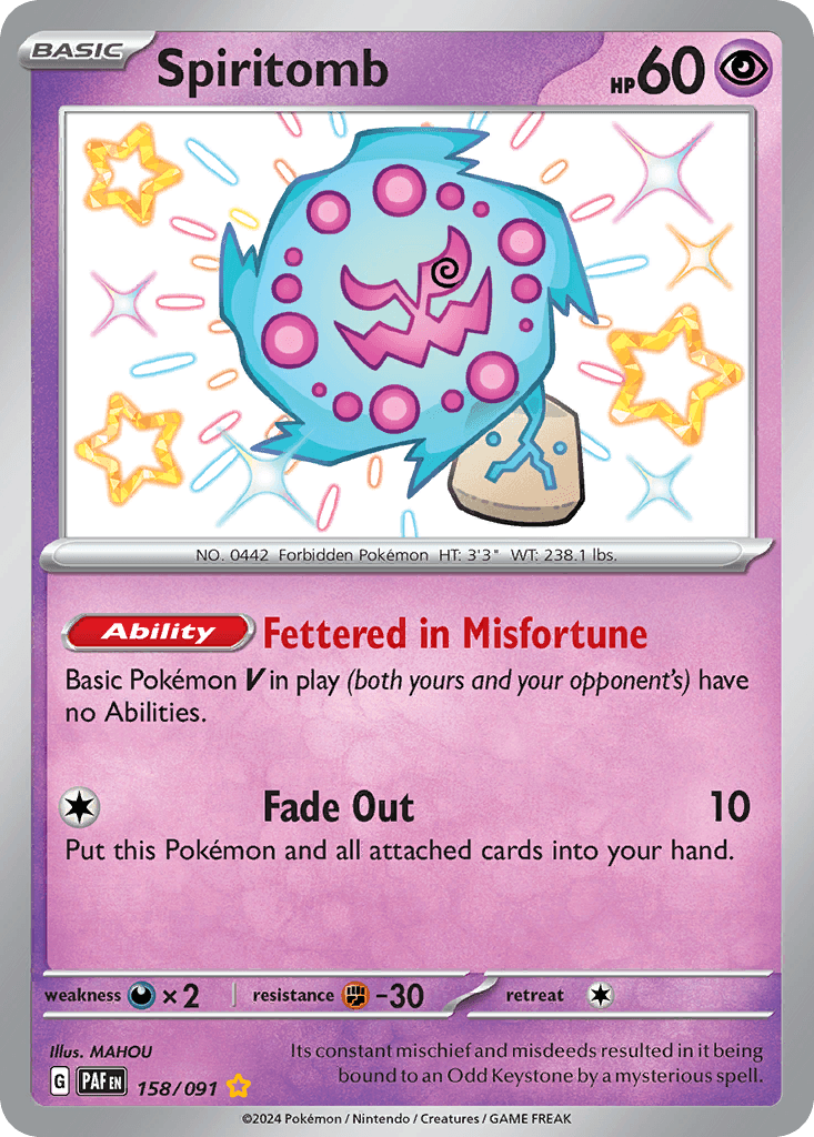 Spiritomb: Paldean Fates