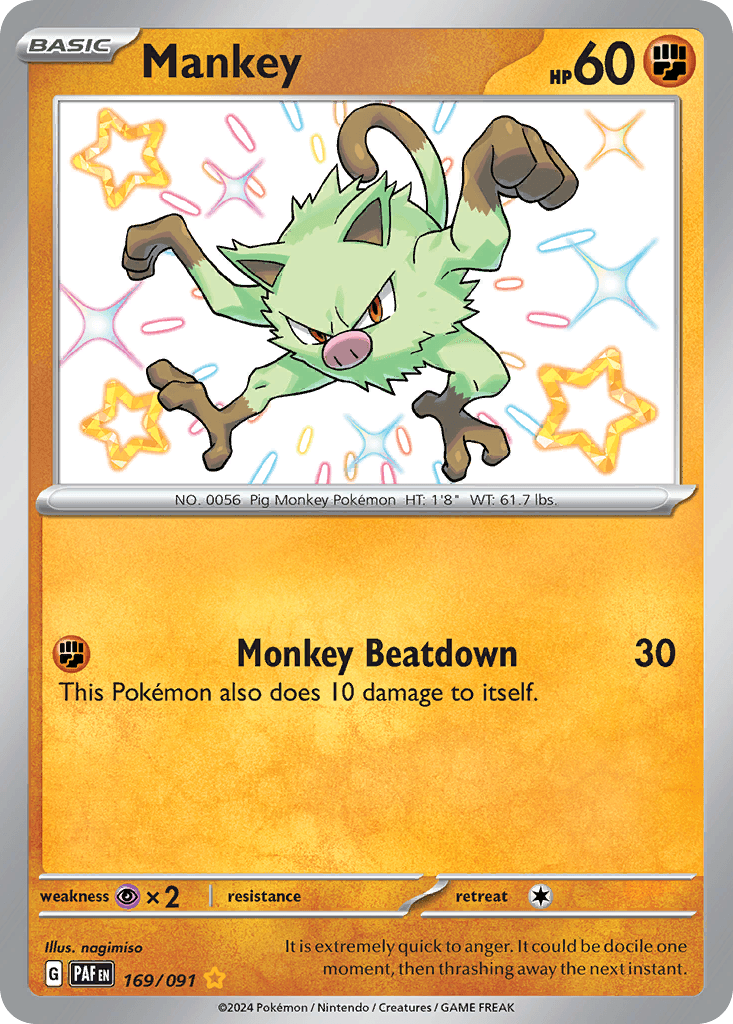 Mankey: Paldean Fates