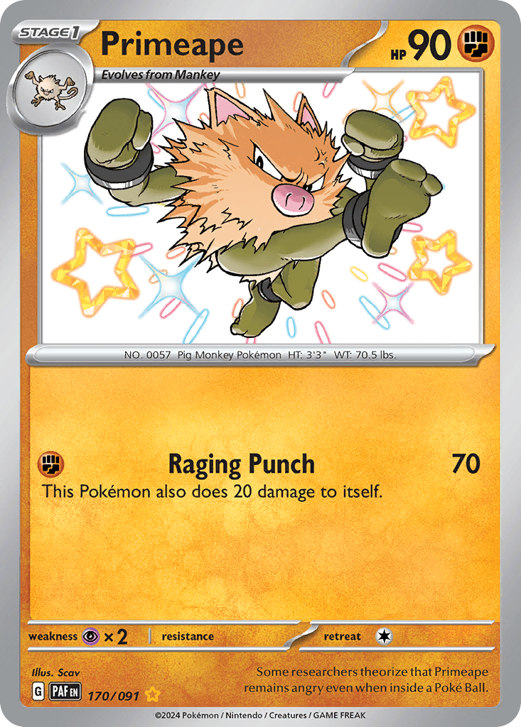 Primeape: Paldean Fates