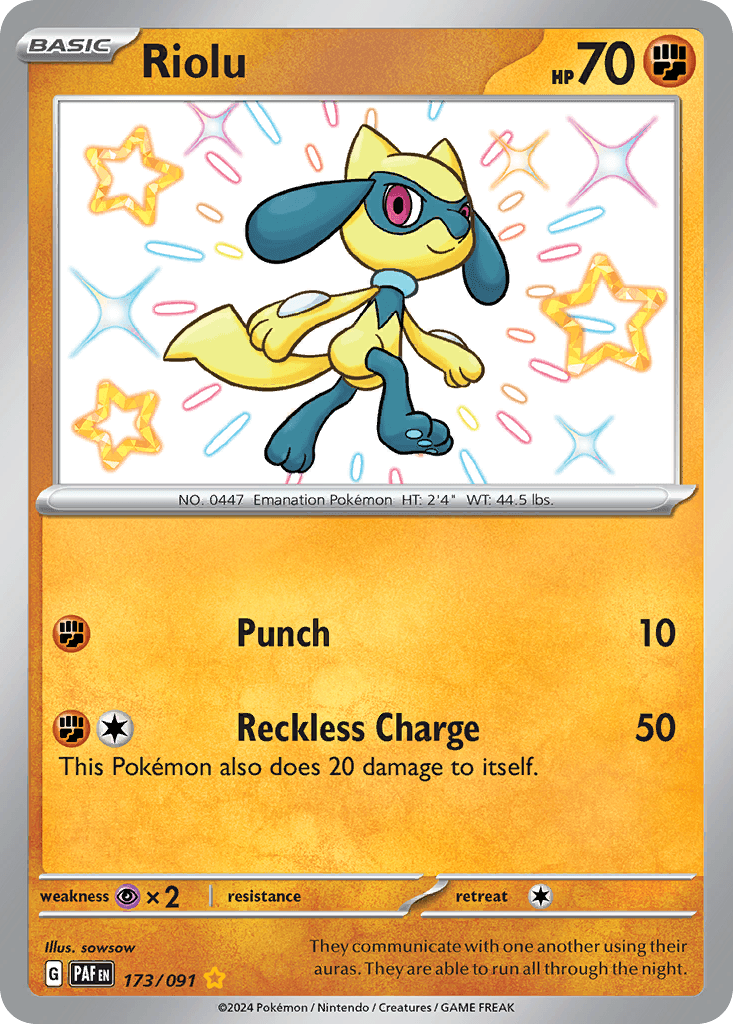 Riolu: Paldean Fates