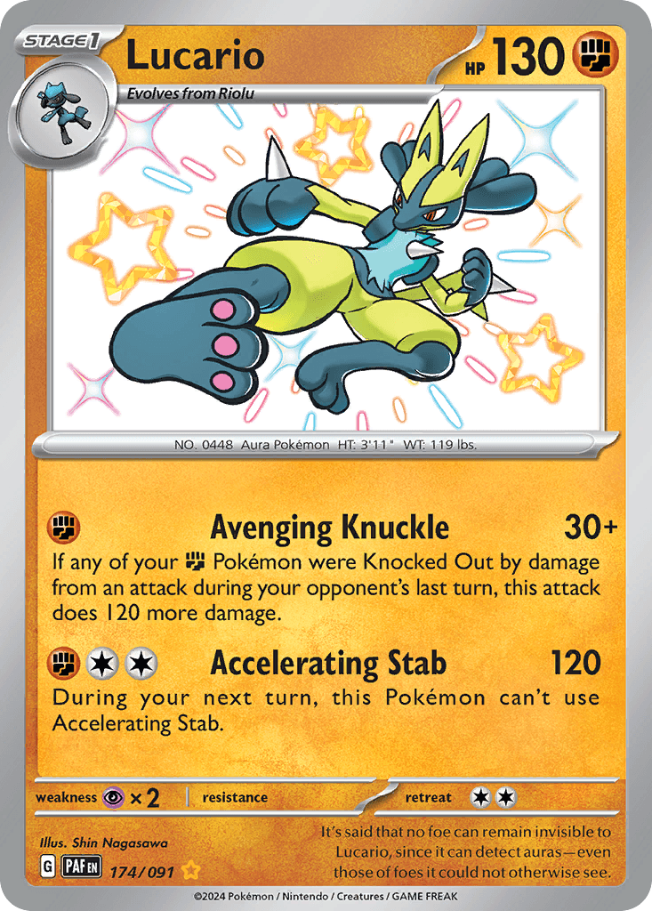 Lucario: Paldean Fates