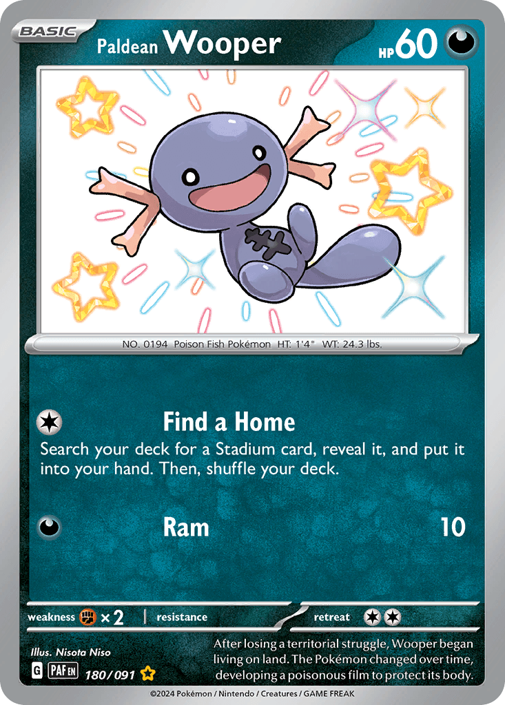 Paldean Wooper: Paldean Fates