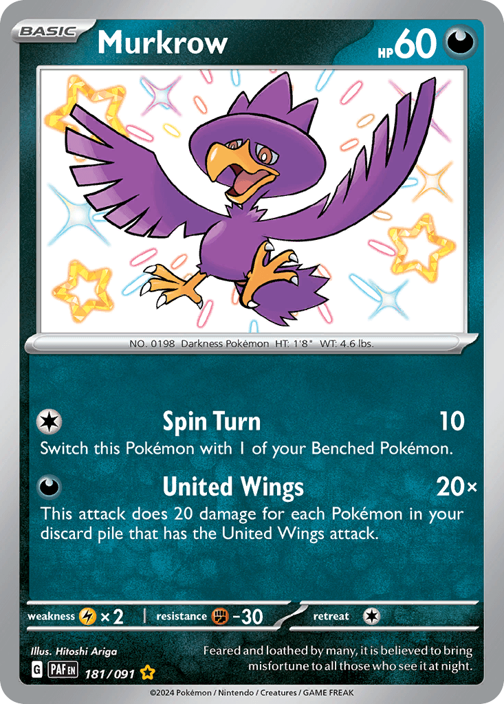 Murkrow: Paldean Fates