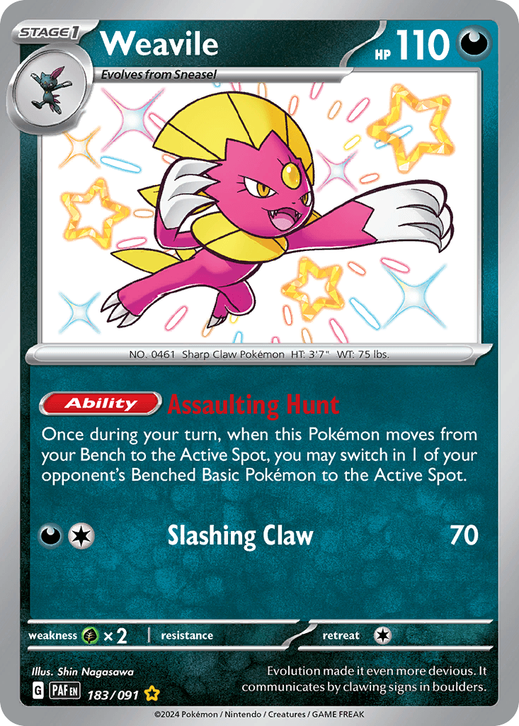 Weavile: Paldean Fates
