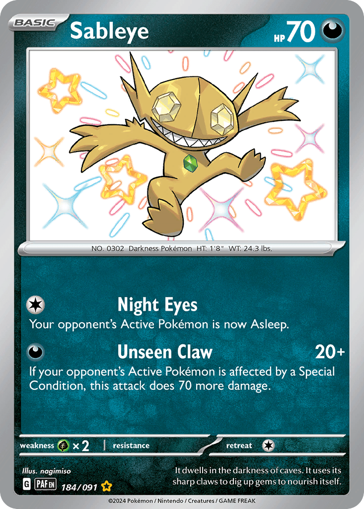 Sableye: Paldean Fates