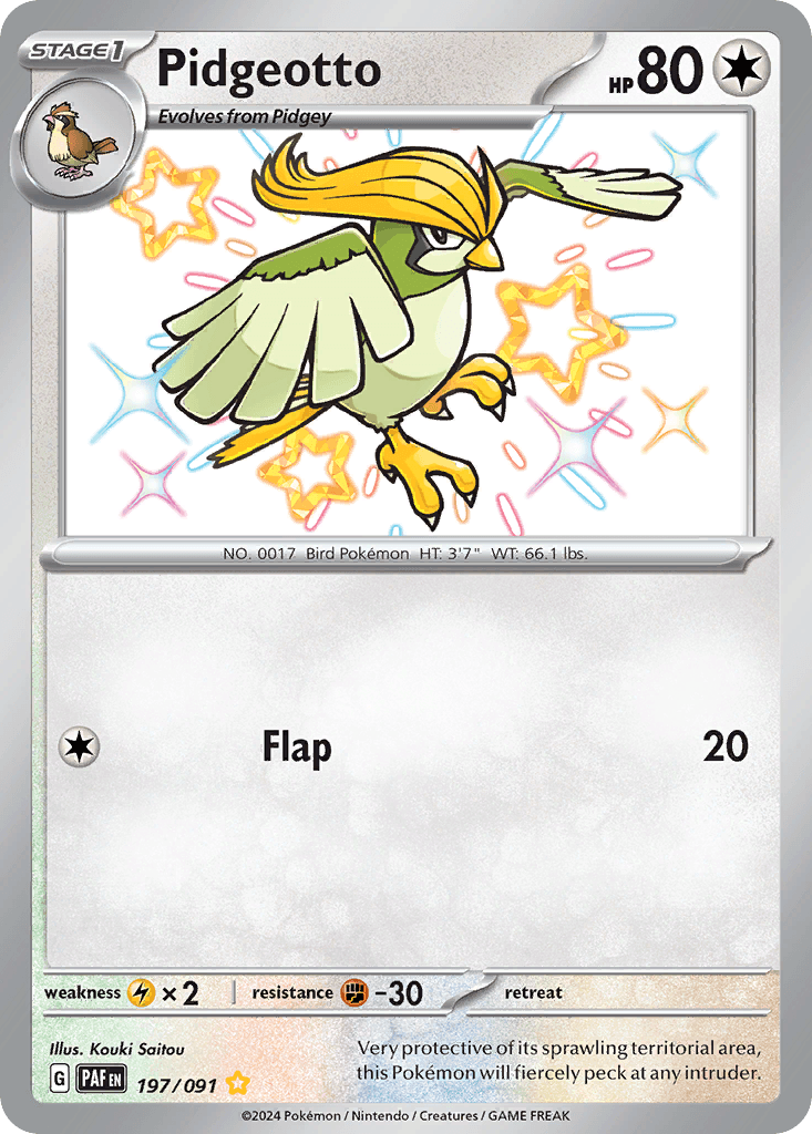 Pidgeotto: Paldean Fates