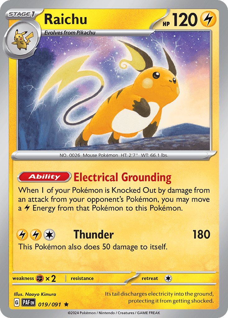 Raichu: Paldean Fates
