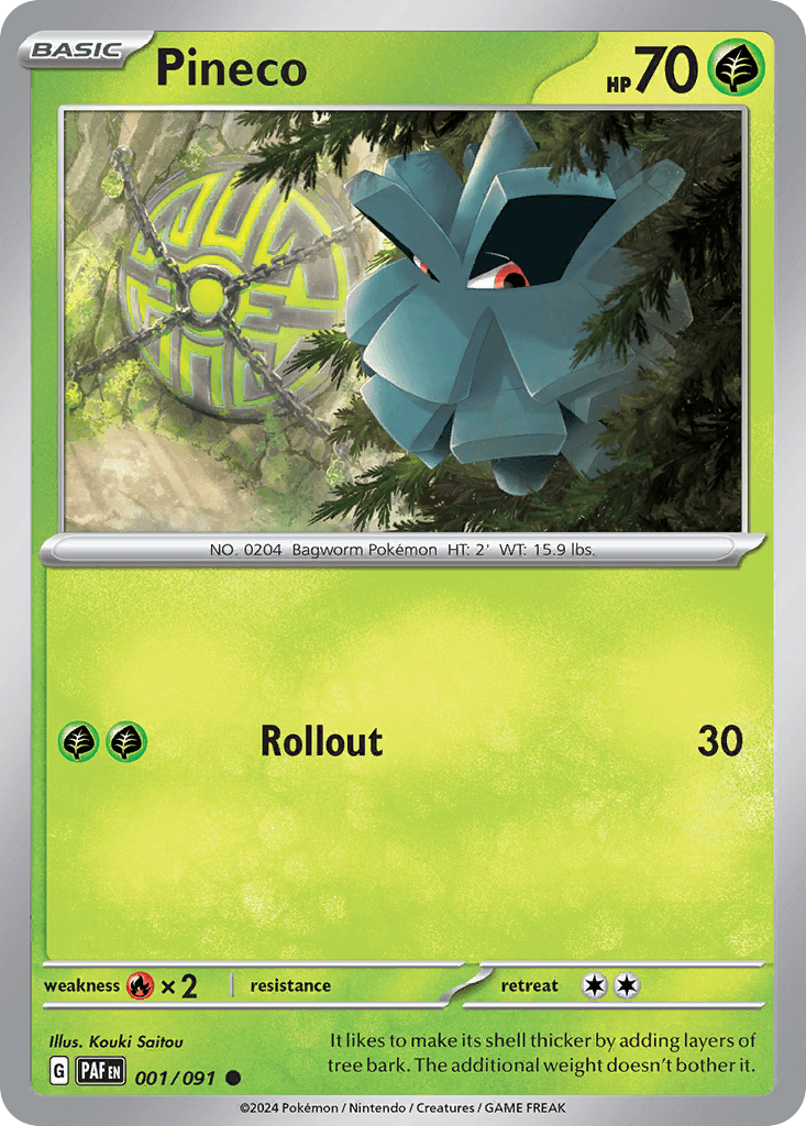 Pineco: Paldean Fates