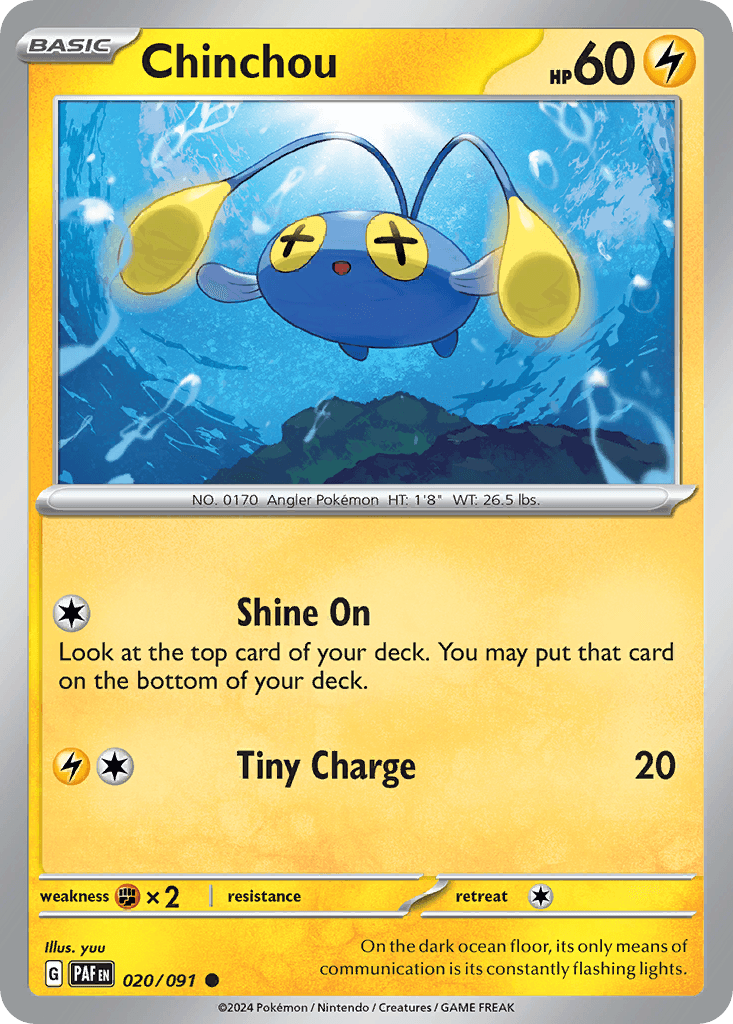 Chinchou: Paldean Fates